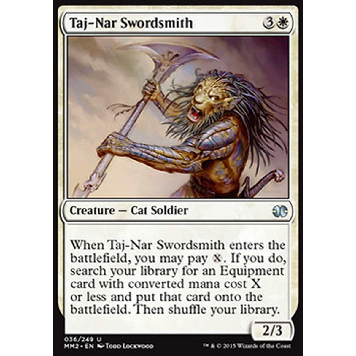 Taj-Nar Swordsmith - Taj-Nar Swordsmith - [MM2][EX] [Foil]