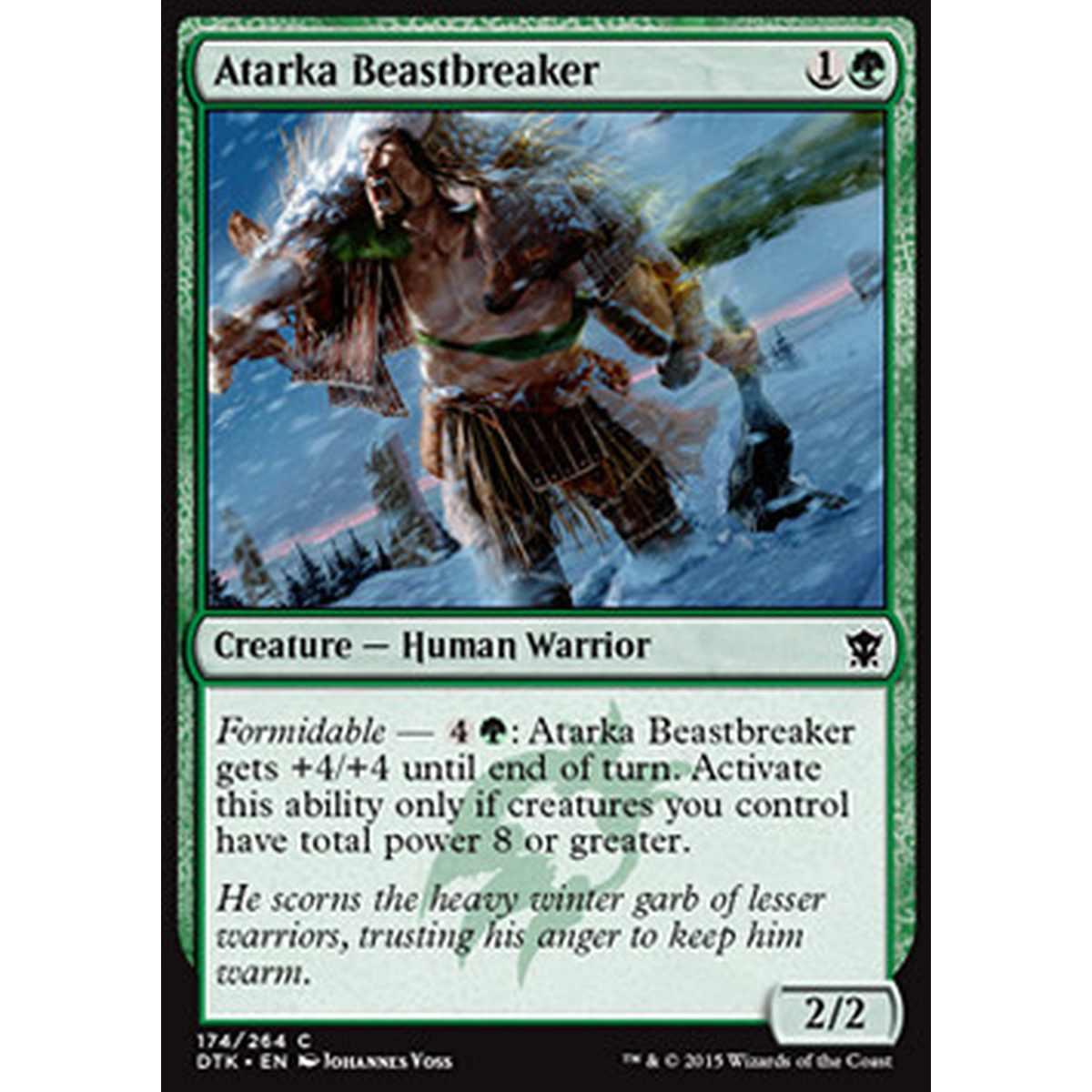 Atarka Beastbreaker - Domatore Atarka - [DTK] [NM]