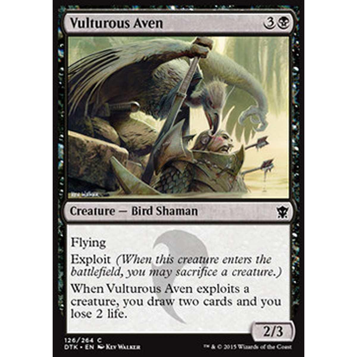 Vulturous Aven - Rapace Aviana - [DTK] [NM]