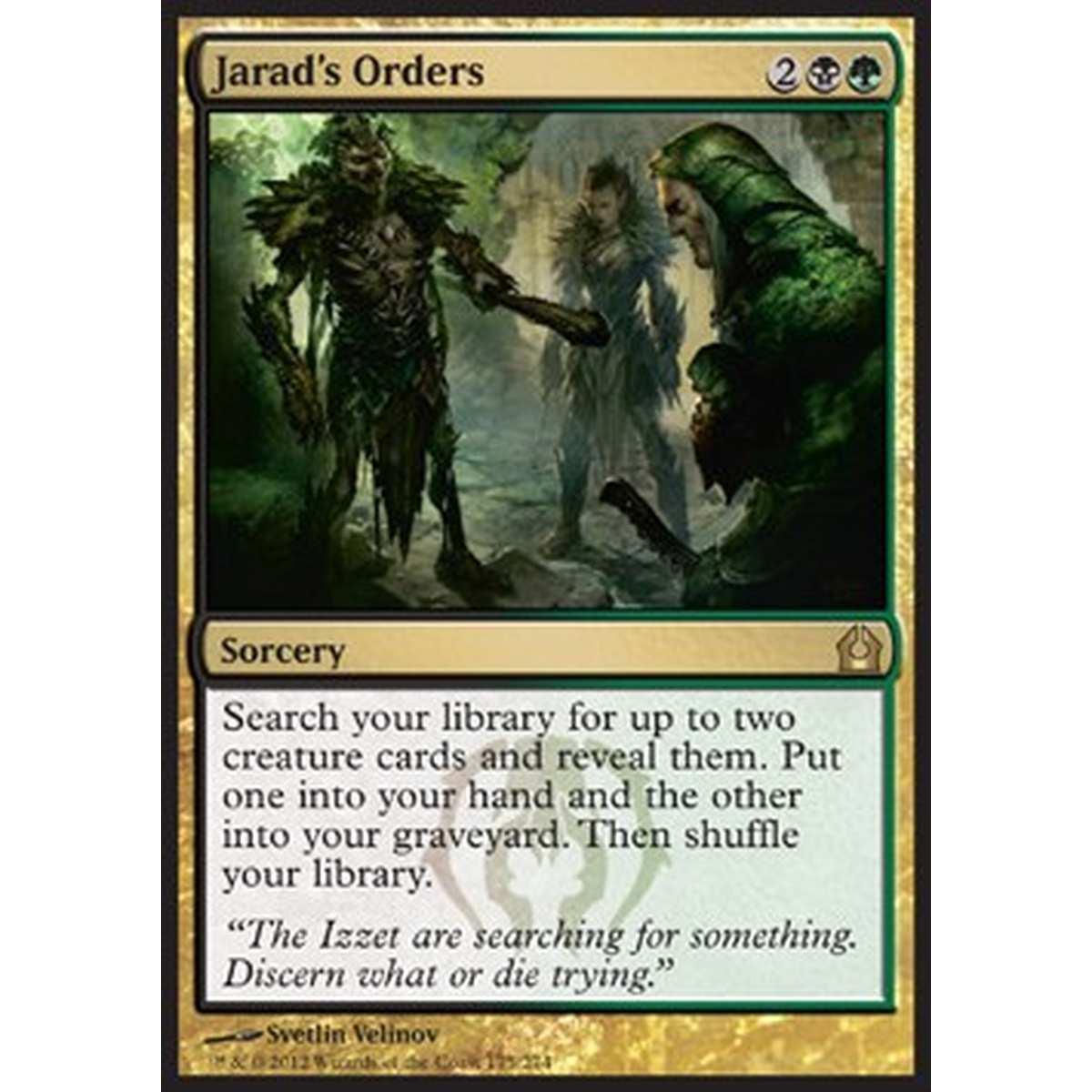 Jarad's Orders - Ordini di Jarad - [RTR][EX]