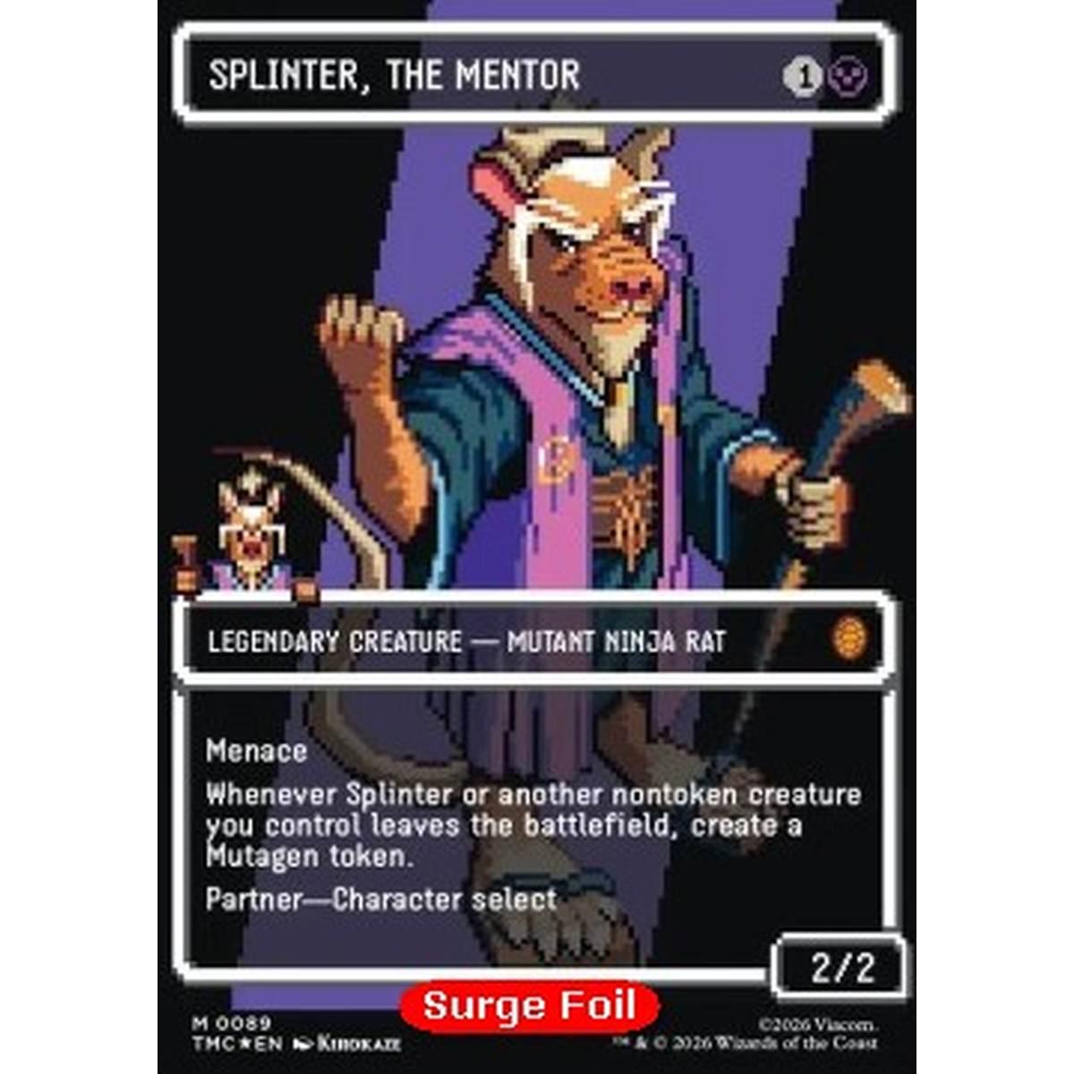 Splinter, the Mentor - Splinter, the Mentor - [XTMC][NM] [Foil]