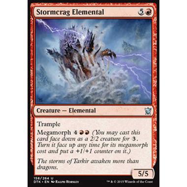 Stormcrag Elemental - Elementale del Dirupo Tempestoso - [DTK] [NM]