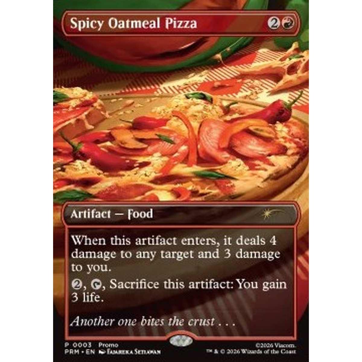 Spicy Oatmeal Pizza - Spicy Oatmeal Pizza - [DCI][NM]