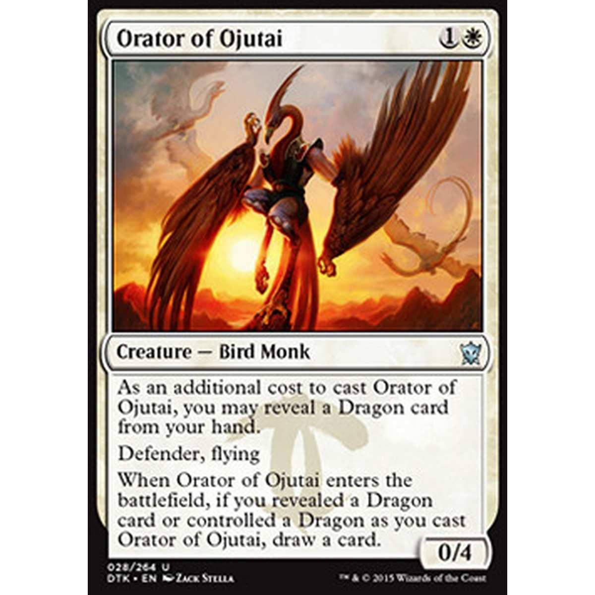 Orator of Ojutai - Oratore di Ojutai - [DTK] [NM]