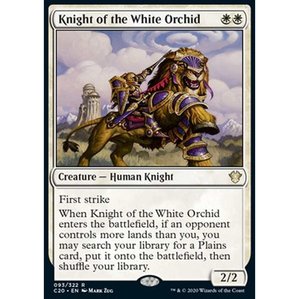 Knight of the White Orchid - Cavaliere dell'Orchidea Bianca - [C20][NM]
