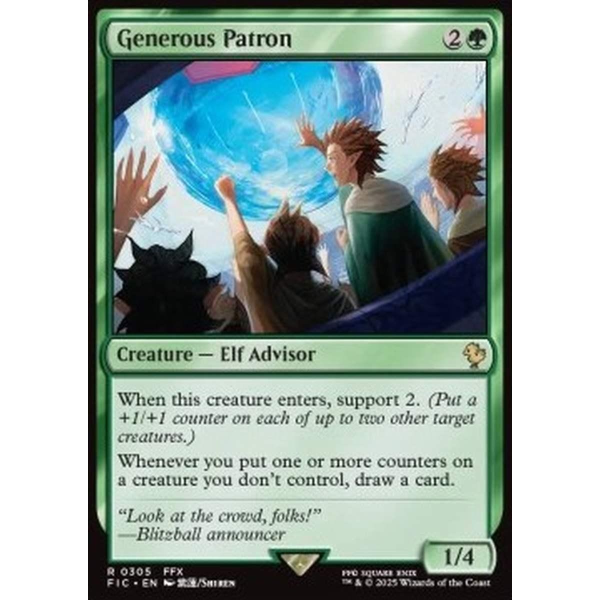 Generous Patron - Generous Patron - [FIC][NM]