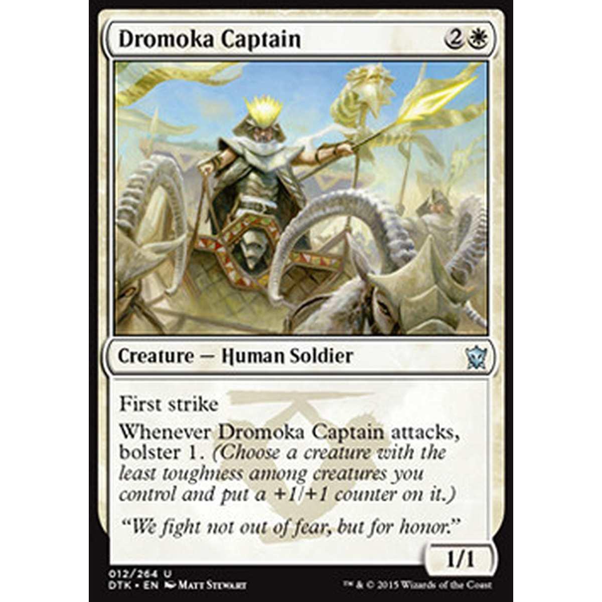 Dromoka Captain - Capitano Dromoka - [DTK] [NM]