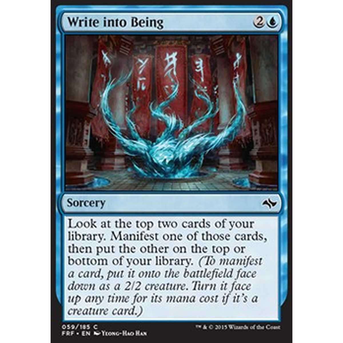 Write into Being - Origine dalla Scrittura - [FRF] [NM]