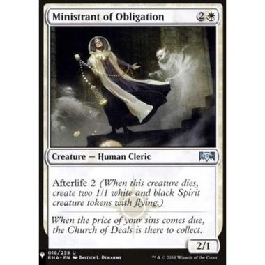 Ministrant of Obligation - Ministrant of Obligation - [MB2R][EX]