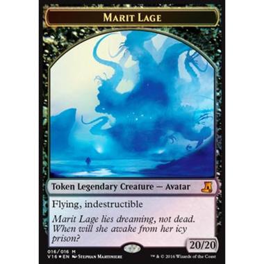 Marit Lage Token (Black 20/20) - Marit Lage Token (Black 20/20) - [V16][NM] [Foil]
