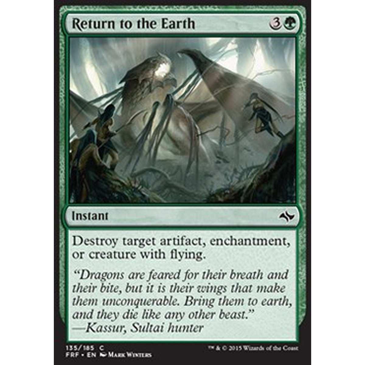 Return to the Earth - Ritornare alla Terra - [FRF] [NM]