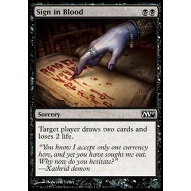 Sign in Blood - Firmare col Sangue - [M10][NM]