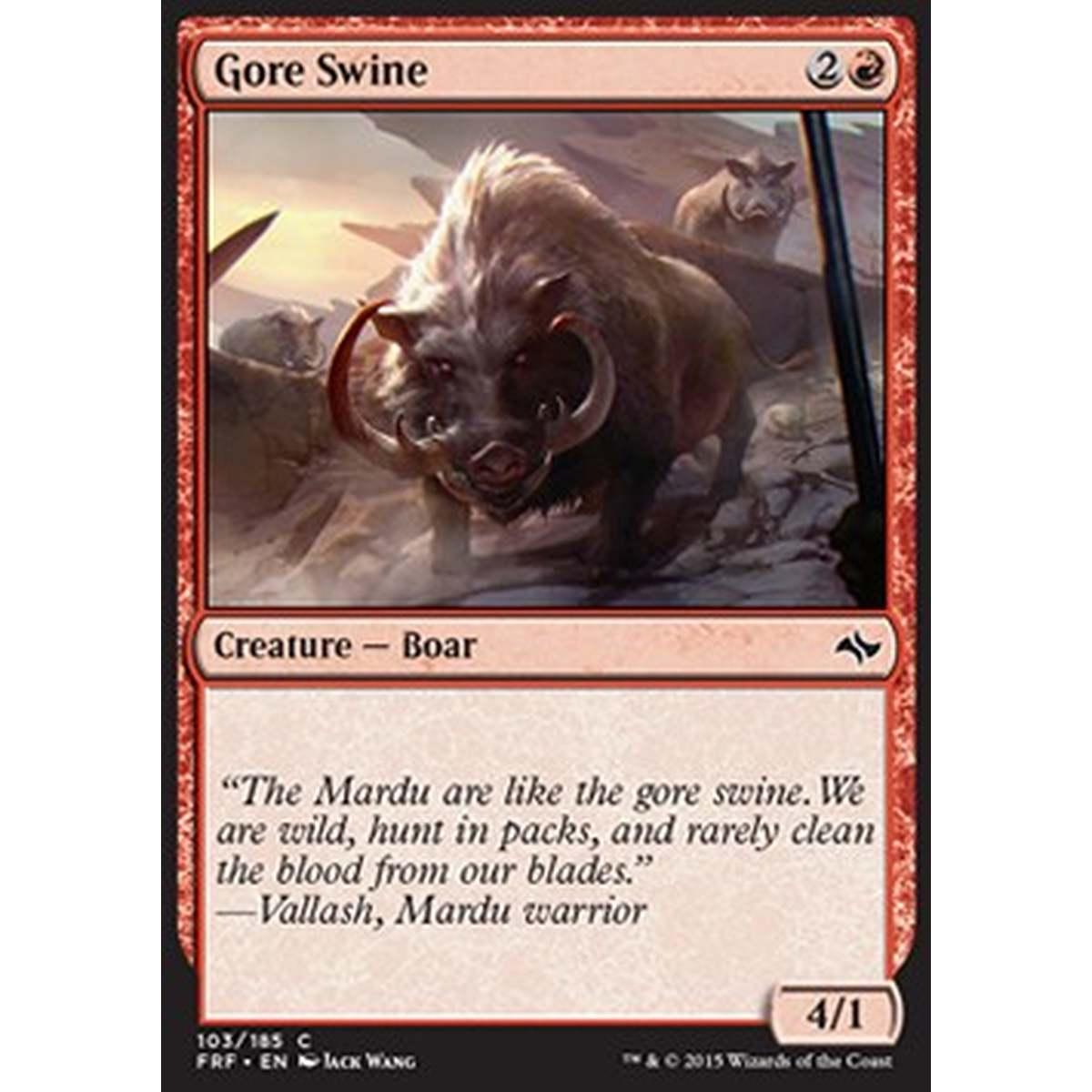 Gore Swine - Suino Zannuto - [FRF] [NM]
