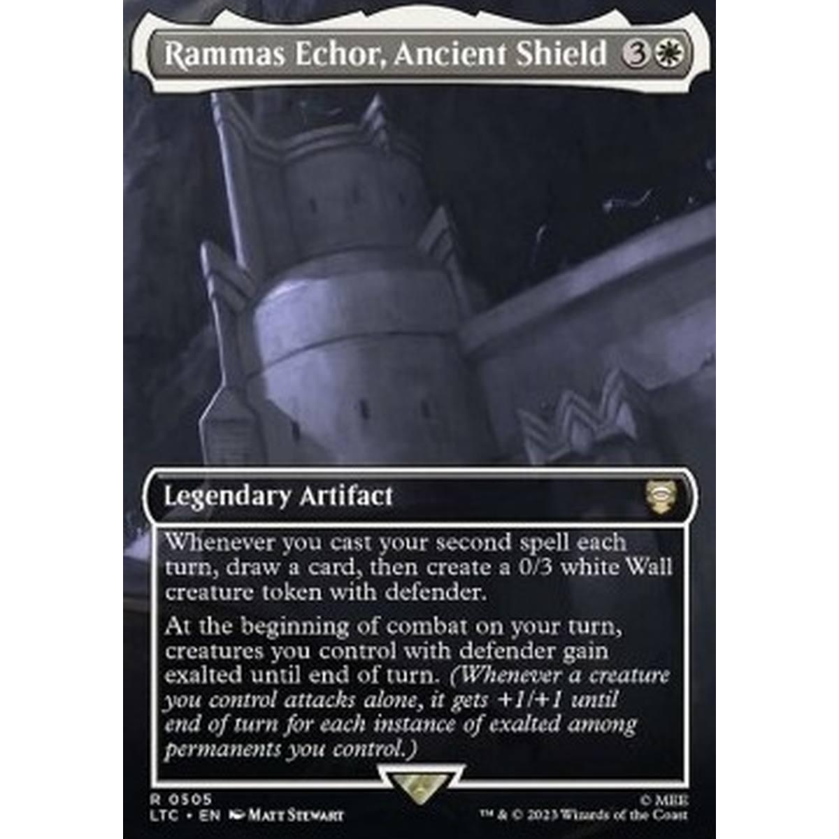 Rammas Echor, Ancient Shield (V.1) - Rammas Echor, Ancient Shield (V.1) - [LTRH][NM] [Foil]