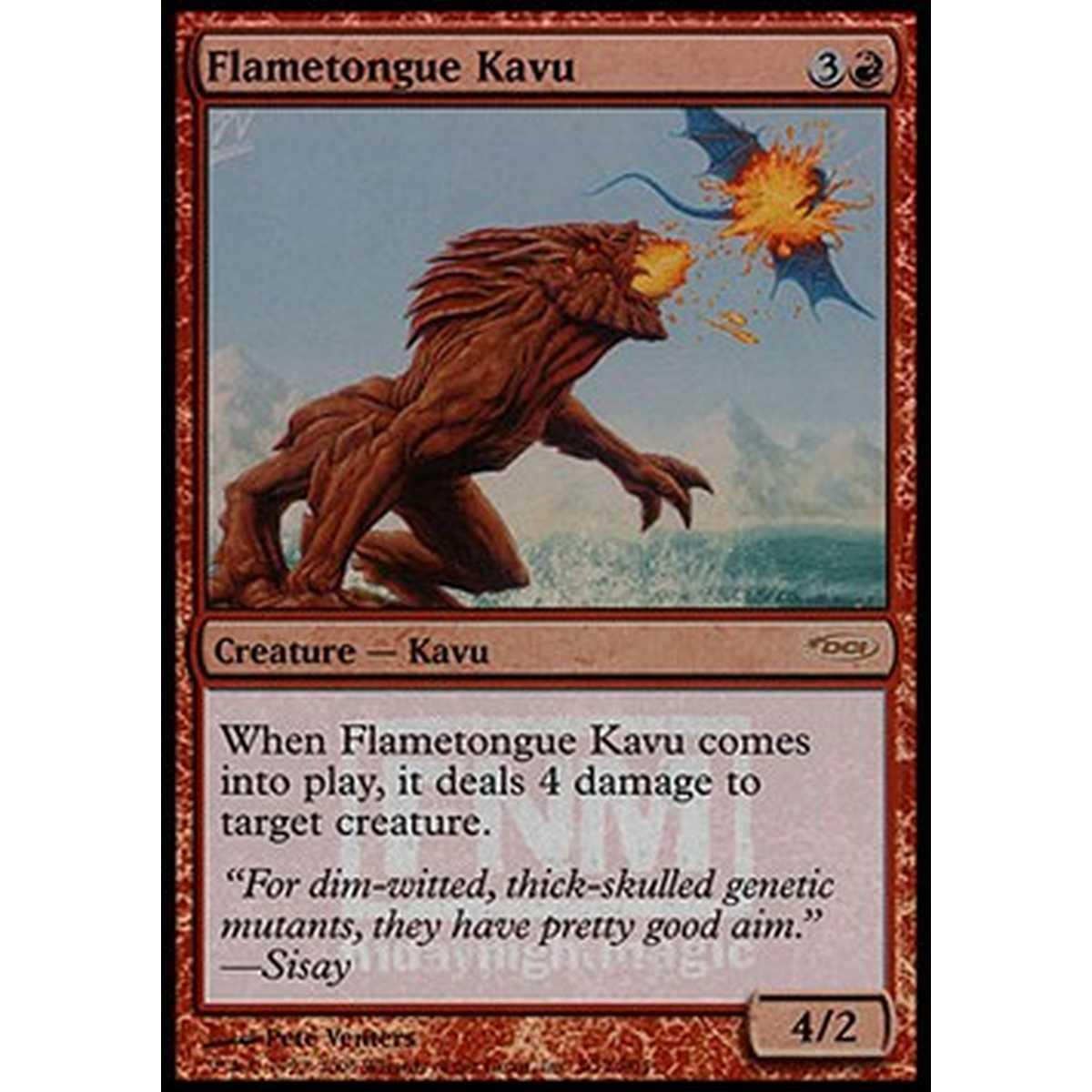 Flametongue Kavu - Flametongue Kavu - [FNM][GD] [Foil]