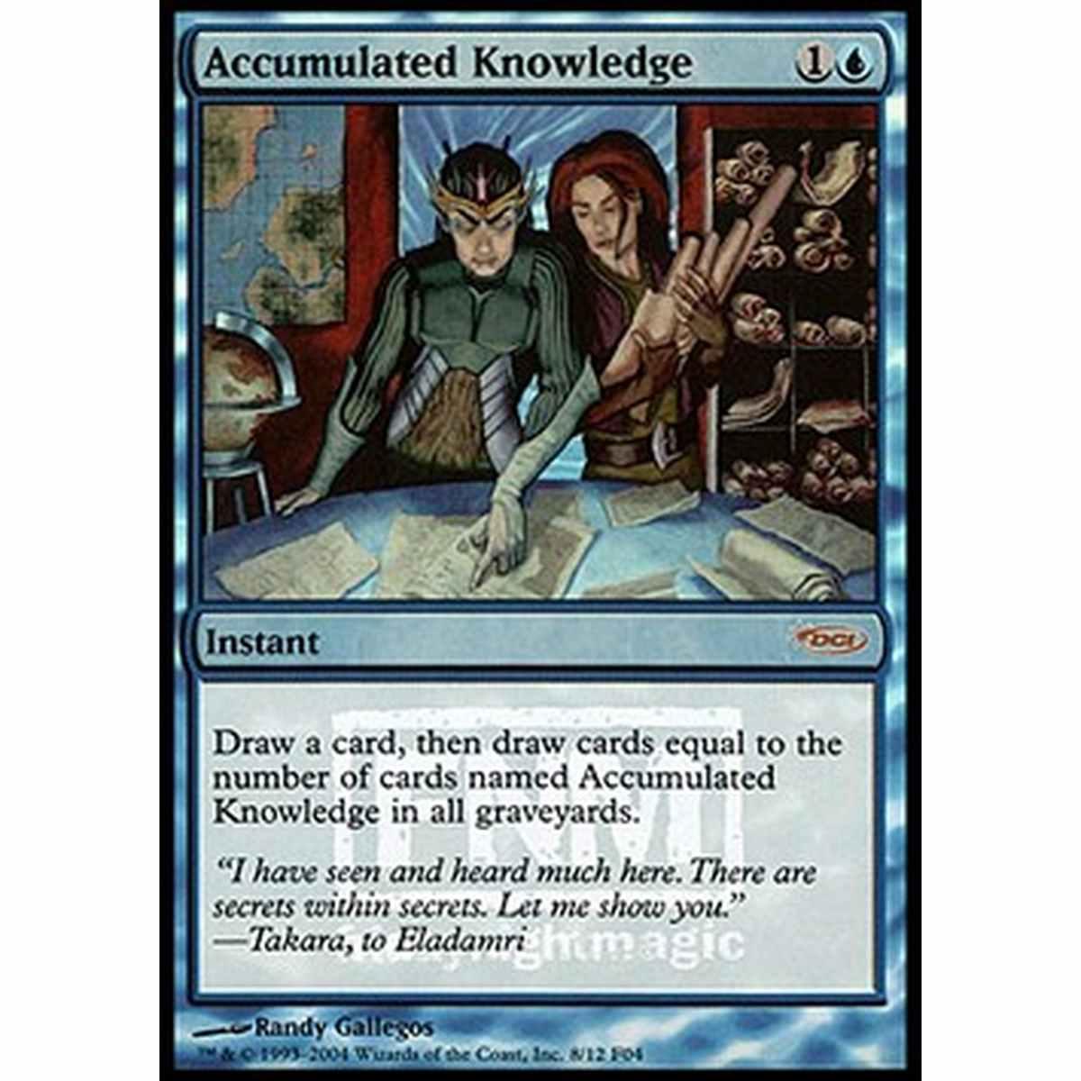 Accumulated Knowledge - Accumulated Knowledge - [FNM][GD] [Foil]
