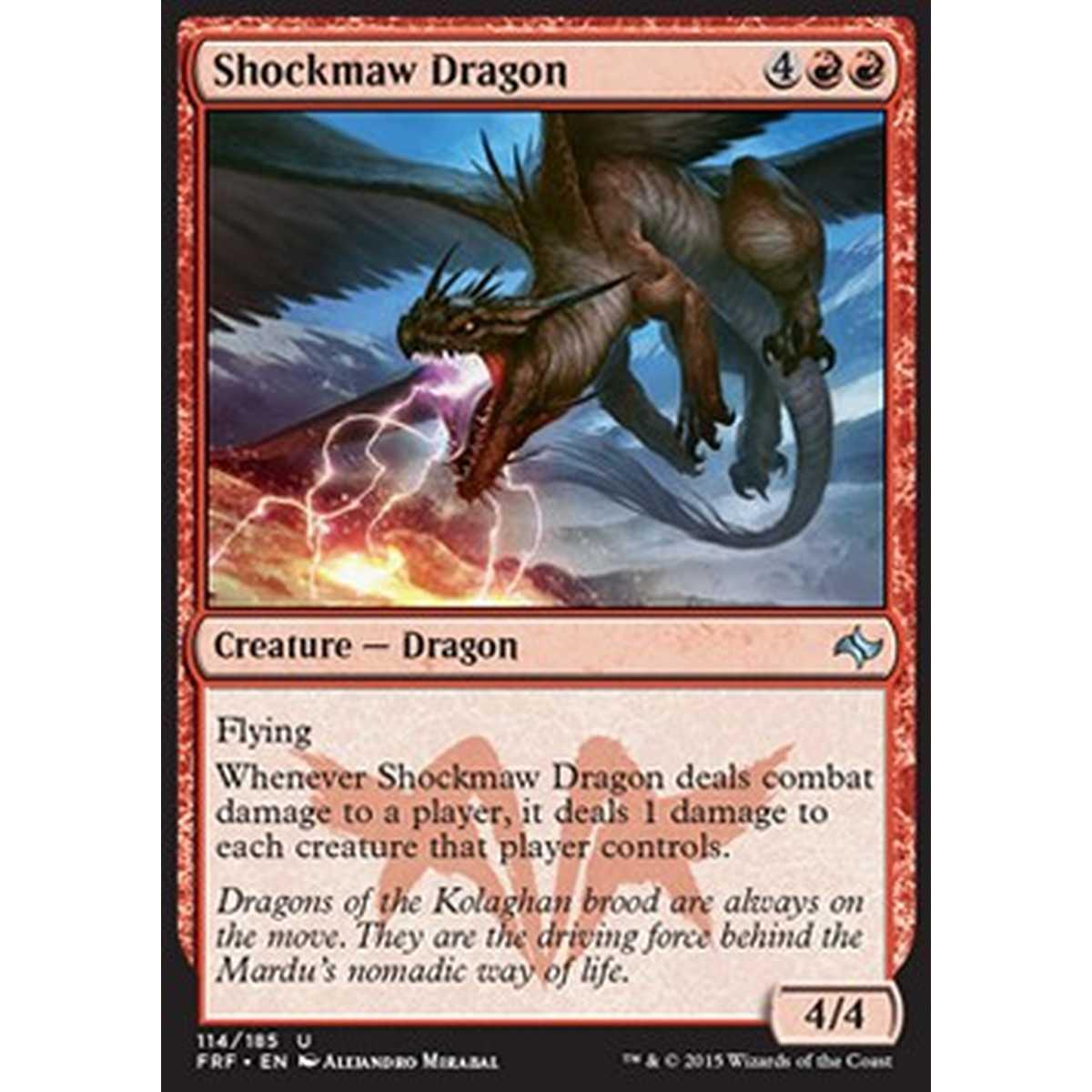 Shockmaw Dragon - Drago Sputasaette - [FRF] [NM]
