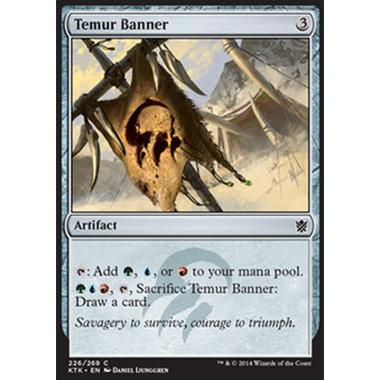 Temur Banner - Stendardo Temur - [KTK] [NM]