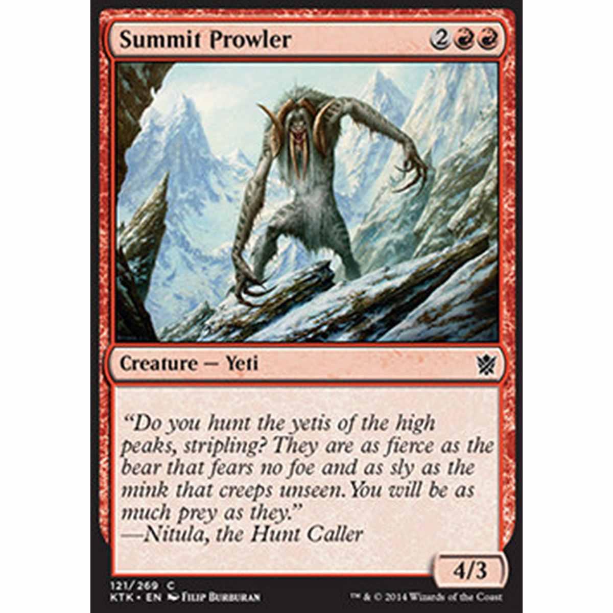 Summit Prowler - Predatore del Picco - [KTK] [NM]