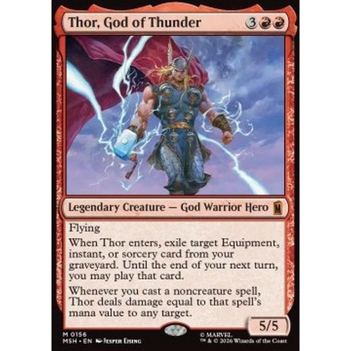 Thor, God of Thunder - Thor, God of Thunder - [MSH][NM] [Foil]