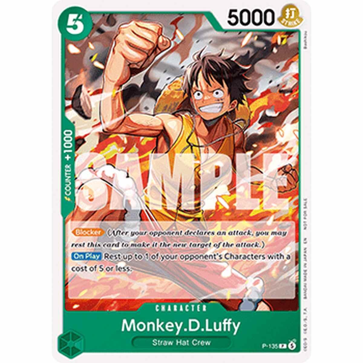 Monkey.D.Luffy (P-135) (V.1) - Monkey.D.Luffy (P-135) (V.1) - [P][NM]