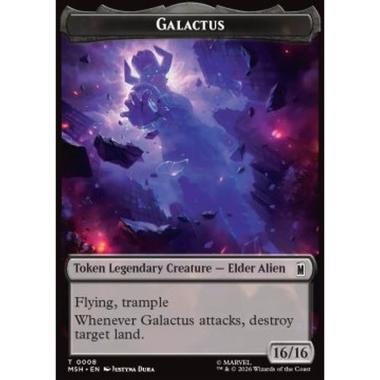 Galactus Token (B 16/16) // Squirrel Token (G 1/1) - Galactus Token (B 16/16) // Squirrel Token (G 1/1) - [TMSH][NM]