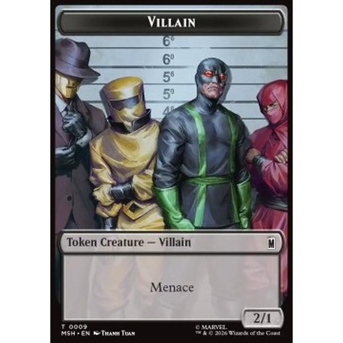 Villain Token (B 2/1) // Treasure Token - Villain Token (B 2/1) // Treasure Token - [TMSH][NM]