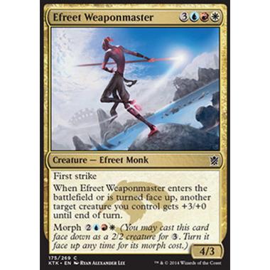 Efreet Weaponmaster - Efreet Maestro d'Armi - [KTK] [NM]
