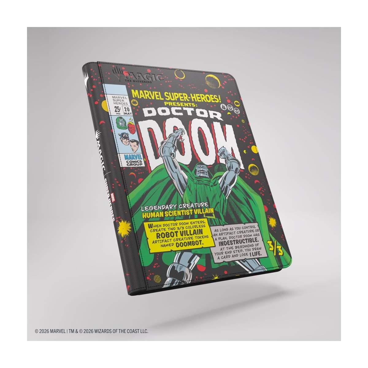 Raccoglitore Binder Album Zip-Up 9 Tasche - Magic Doctor Doom