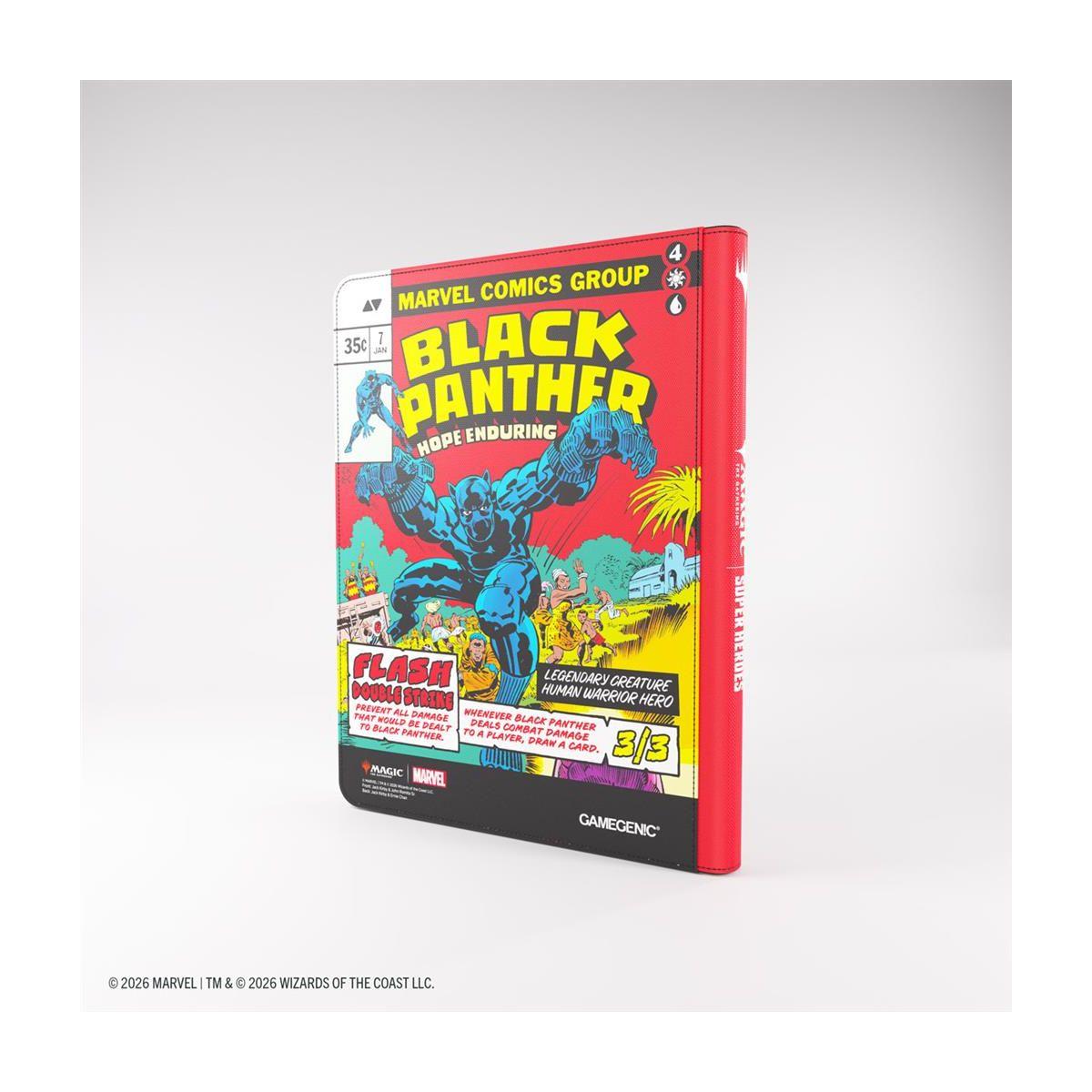 Raccoglitore Binder Album Zip-Up 9 Tasche - Magic Capitan America / Black Panther