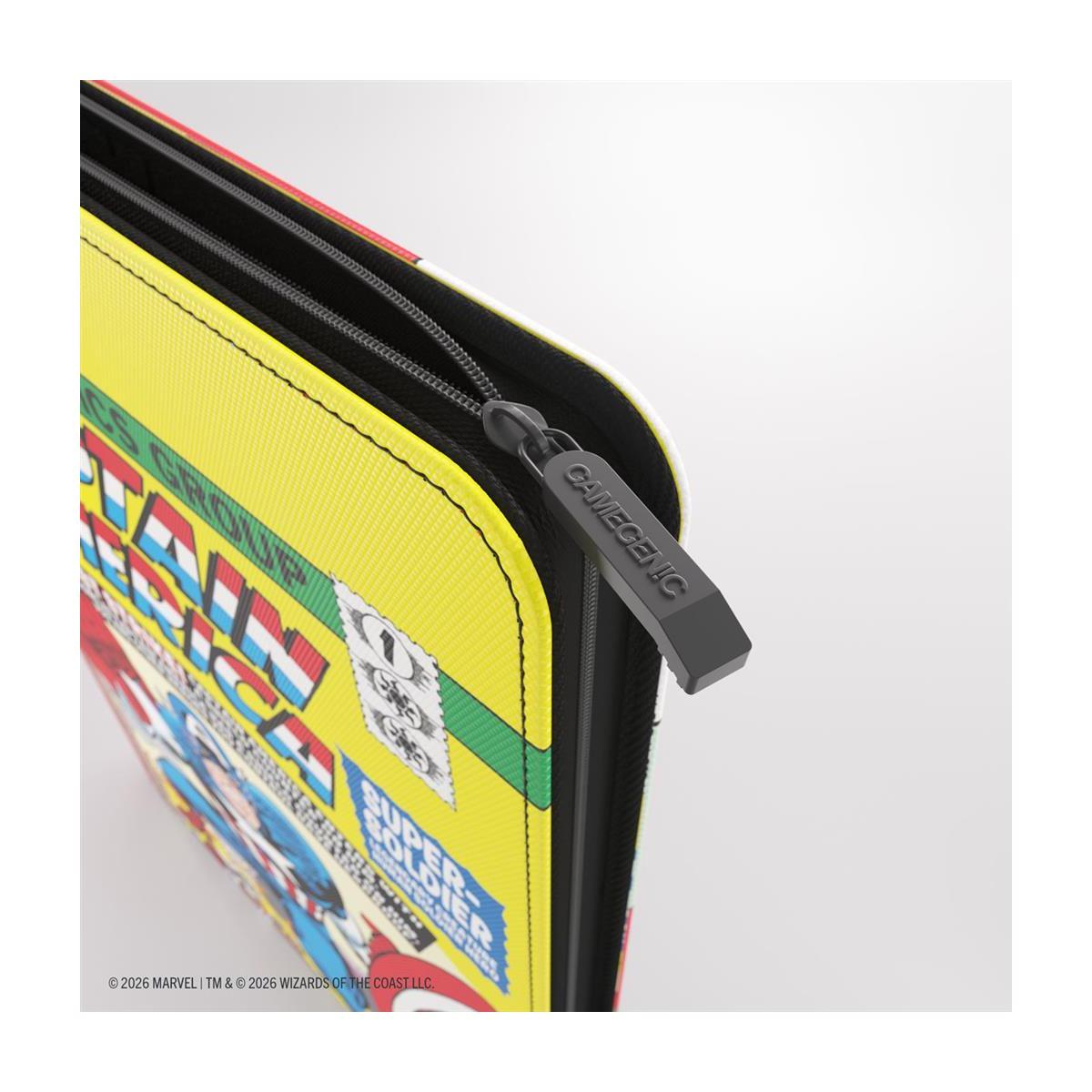Raccoglitore Binder Album Zip-Up 9 Tasche - Magic Capitan America / Black Panther