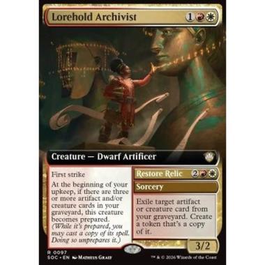 Lorehold Archivist // Restore Relic - Lorehold Archivist // Restore Relic - [XSOC][NM]