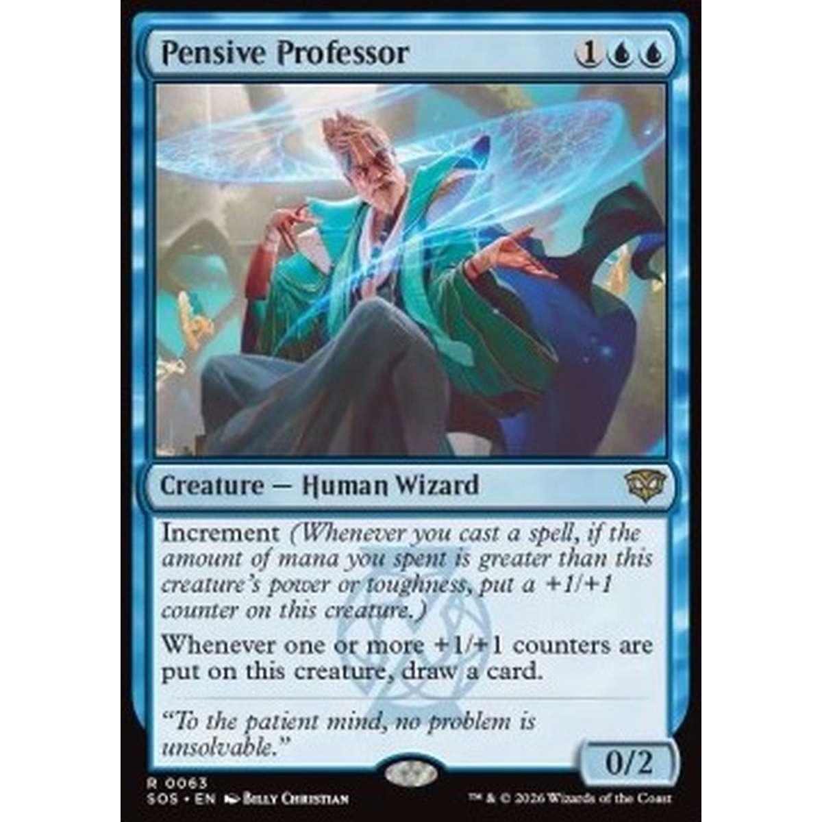 Pensive Professor - Pensive Professor - [SOS][NM] [Foil]