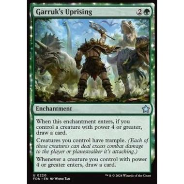 Garruk's Uprising - Garruk's Uprising - [FDN][NM] [Foil]