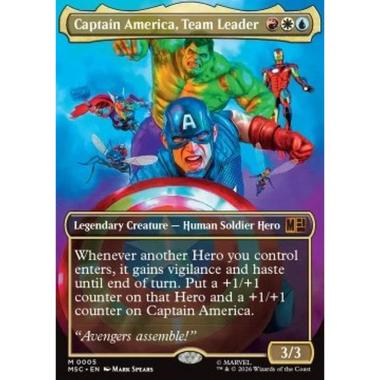 Captain America, Team Leader - Captain America, Team Leader - [MSC][NM]