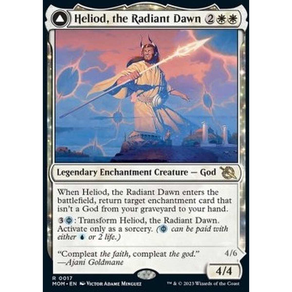 Heliod, the Radiant Dawn // Heliod, the Warped Eclipse - Heliod, the Radiant Dawn // Heliod, the Warped Eclipse - [MOM][NM] [Foil]