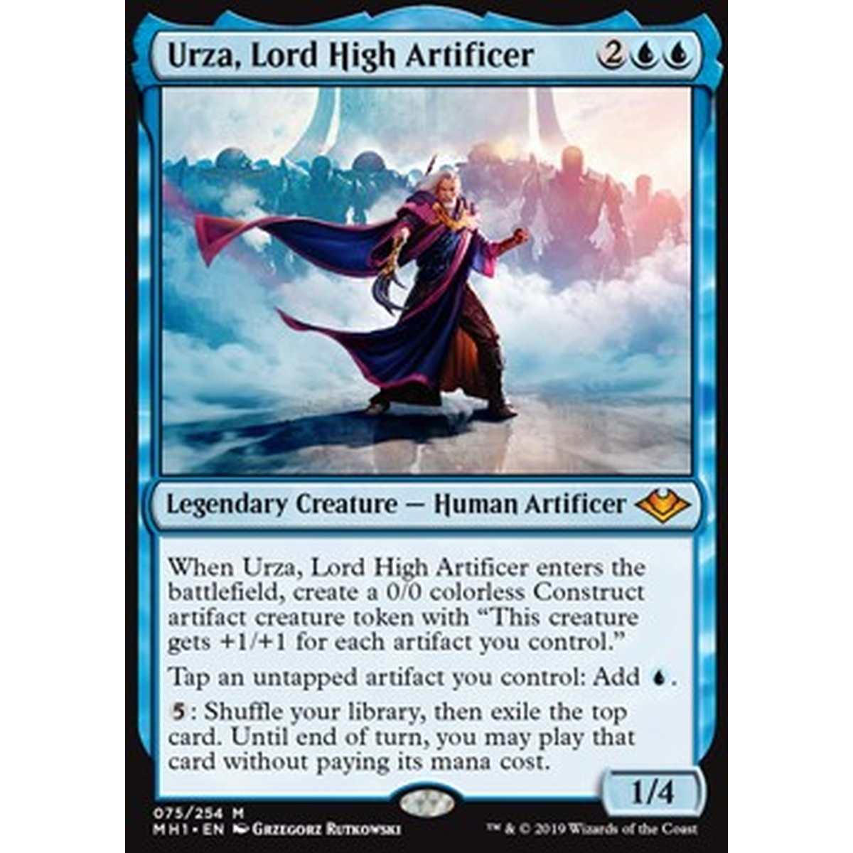 Urza, Lord High Artificer - Urza, Lord Grand'Artefice - [MH1][NM]