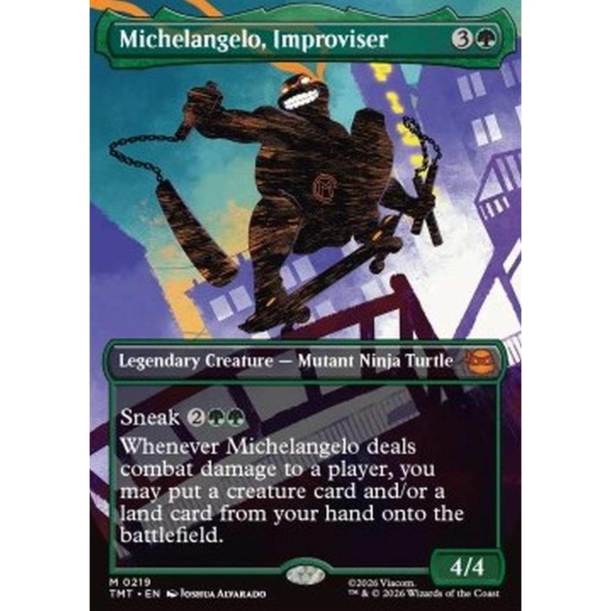 Michelangelo, Improviser (V.1) - Michelangelo, Improviser (V.1) - [XTMT][NM] [Foil]
