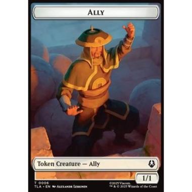 Ally Token (W 1/1) // Clue Token (V.3) - Ally Token (W 1/1) // Clue Token (V.3) - [TTLA][NM] [Foil]