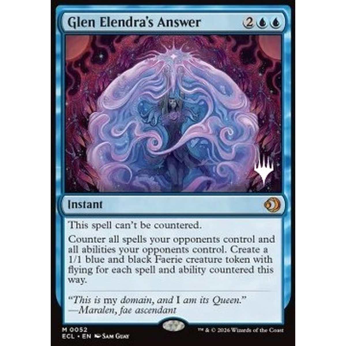 Glen Elendra's Answer - Glen Elendra's Answer - [PECL][NM]