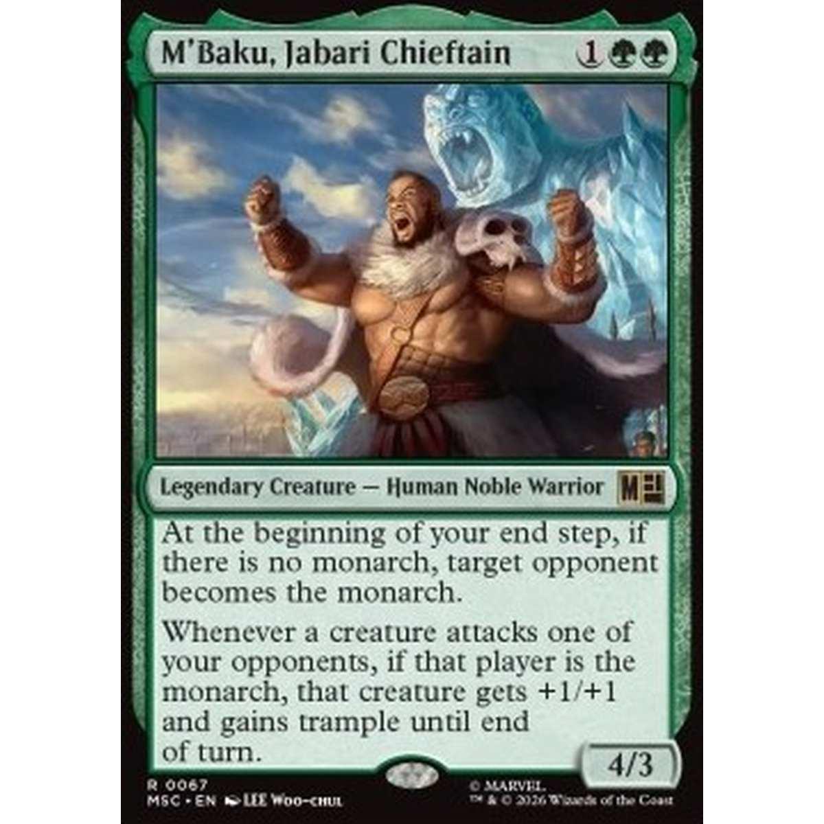 M'Baku, Jabari Chieftain - M'Baku, Jabari Chieftain - [MSC][NM]