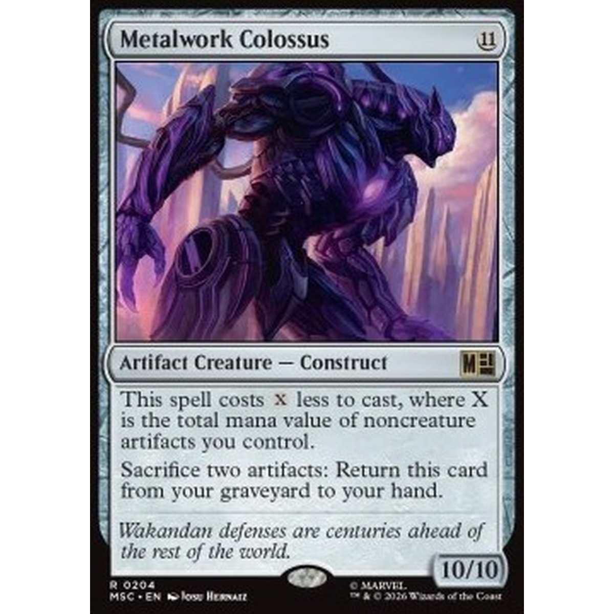 Metalwork Colossus - Colosso di Metallo Lavorato - [MSC][NM]