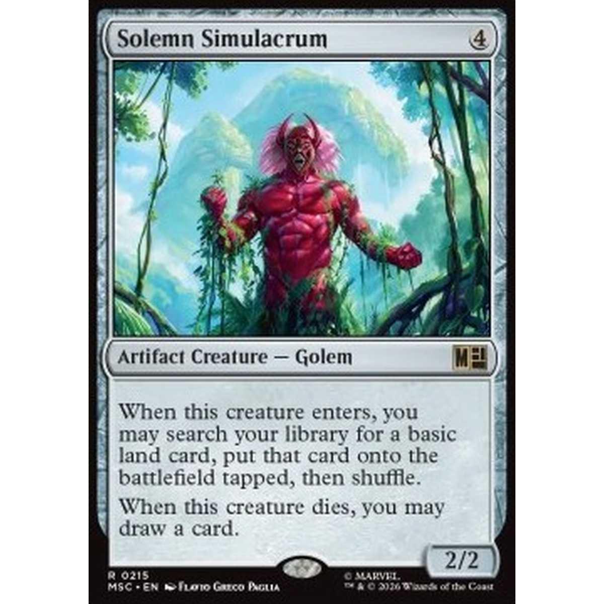 Solemn Simulacrum - Simulacro Solenne - [MSC][NM]