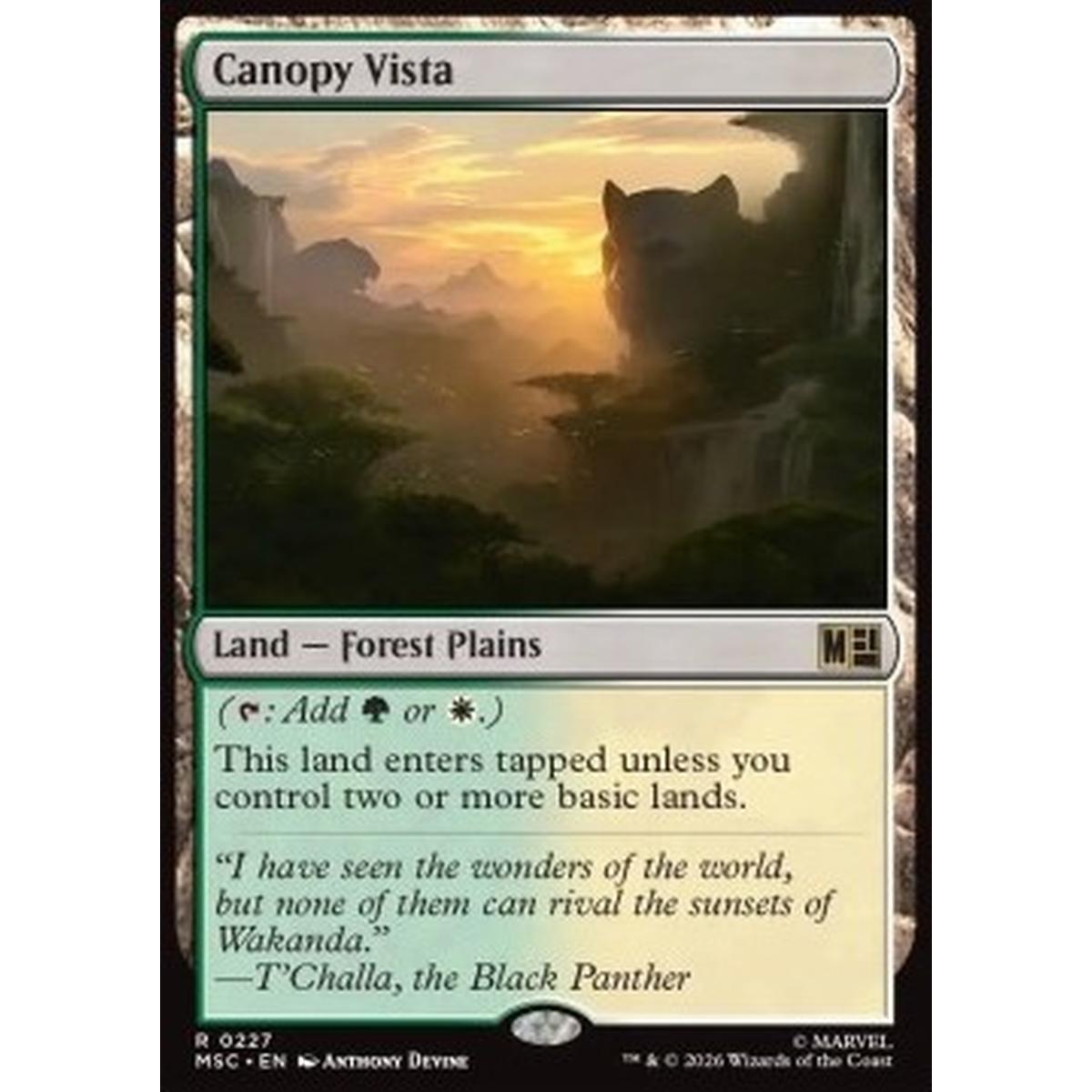 Canopy Vista - Panorama di Fronde - [MSC][NM]