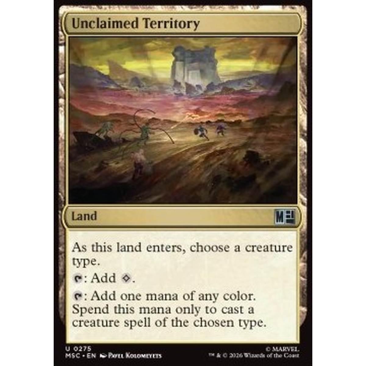 Unclaimed Territory - Territorio Non Rivendicato - [MSC][NM]