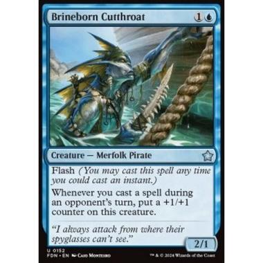 Brineborn Cutthroat - Brineborn Cutthroat - [FDN][NM] [Foil]