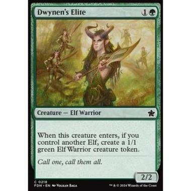 Dwynen's Elite - Dwynen's Elite - [FDN][NM] [Foil]
