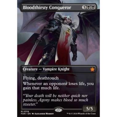 Bloodthirsty Conqueror (V.1) - Bloodthirsty Conqueror (V.1) - [XFDN][NM] [Foil]