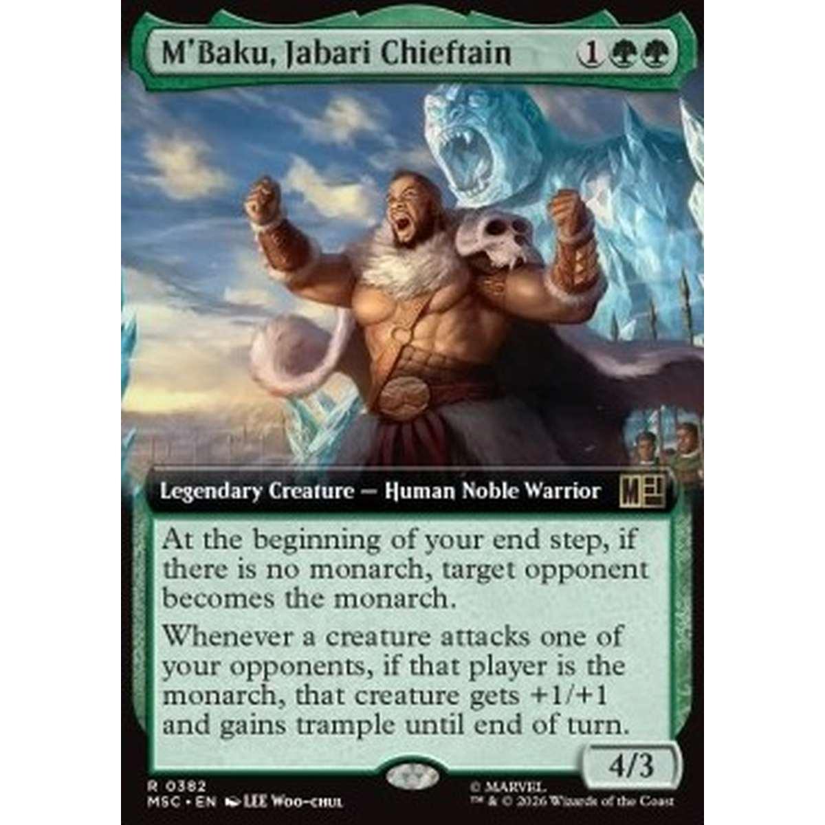 M'Baku, Jabari Chieftain - M'Baku, Jabari Chieftain - [XMSC][NM]