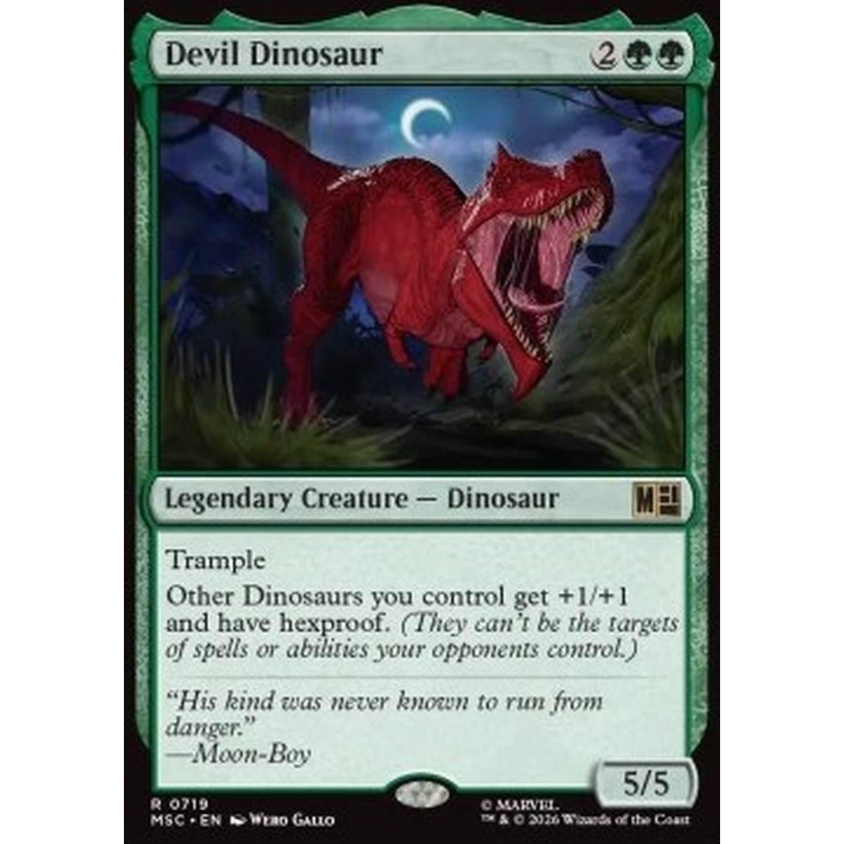 Devil Dinosaur - Devil Dinosaur - [XMSC][NM] [Foil]